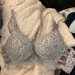 La SENZA Gray Lace Bra